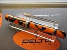 Caneta-tinteiro Delta DV Dolcevita tamanho grande obra-prima, grande #8 média 14K nova na caixa comprar usado  Enviando para Brazil