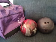 Two bowling balls for sale  MORECAMBE