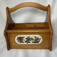 Utensil caddy wood for sale  Minneapolis