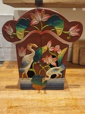 Vintage handpainted carved for sale  HUNTLY