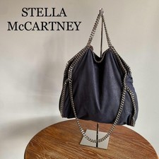 Usado, Bolsa de ombro Stella Mccartney couro ecológico autêntica Falabella azul marinho feminina Reino Unido comprar usado  Enviando para Brazil