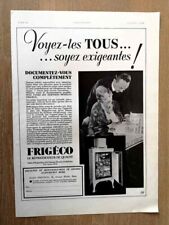 1934 advertising frigéco d'occasion  Expédié en Belgium