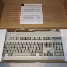 retro vintage keyboard Logostar XT/AT KU-450 EN/RU DIN5 na sprzedaż  Wysyłka do Poland