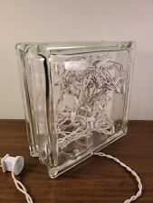 Bloco de vidro cubo iluminado preto para artesanato decoração de férias, usado comprar usado  Enviando para Brazil