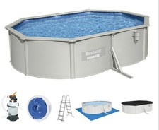 Stahlwandpool set bestway gebraucht kaufen  Riedstadt