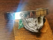 Bracciale acciaio swarovski usato  Villasalto