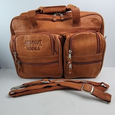 Usado, Absolute Vodka Publicidade Mensageiro Bolsa LapTop Maleta Couro Canyon Outback comprar usado  Enviando para Brazil