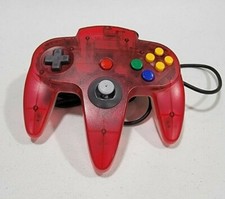 Controle Nintendo N64 vermelho transparente OEM Funtastic TIGHT STICK limpo, usado comprar usado  Enviando para Brazil