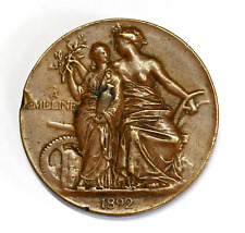 Große bronzemedaille allegori gebraucht kaufen  Siegen