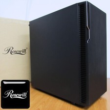 Novo Rosewill Modelo FBM-X2 Mini Torre (Micro ATX) Estojo com Painéis Laterais de Aço Sólido comprar usado  Enviando para Brazil