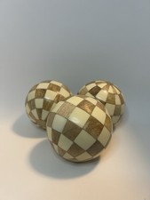 Checkered decorative orbs for sale  Naugatuck