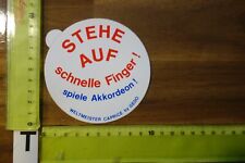 Alter aufkleber musikinstrumen gebraucht kaufen  Kupferberg