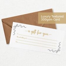 Blank gift voucher for sale  NOTTINGHAM