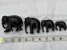 Set ebony elephants for sale  WOKING