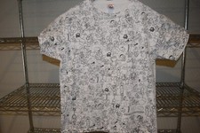 Camiseta Super Mario World 2008 AOP All Over Print vintage Nintendo Luigi Toad Bros, usado comprar usado  Enviando para Brazil