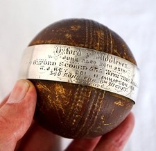 Silver cricket ball for sale  RICHMOND