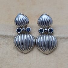 Vintage cabouchon earrings for sale  STOCKPORT