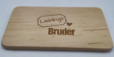Brotzeitbrett lieblings bruder gebraucht kaufen  Hütschenhausen