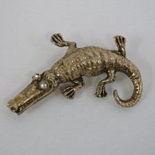 Vintage crocodile brooch for sale  SCUNTHORPE
