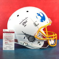 Capacete de futebol Star Wars The Empire Strikes Back assinado por John Morton Dak certificado de autenticidade JSA comprar usado  Enviando para Brazil