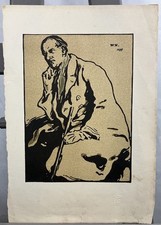 Rare estampe portrait d'occasion  Vannes