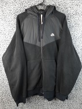 Usado, Jaqueta Nike masculina com zíper completo com capuz corta-vento de lã 929114-010 com capuz XXL comprar usado  Enviando para Brazil