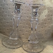 Pair tall clear for sale  RUSHDEN
