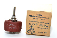 Usado, Vintage Keramik Draht-Potentiometer v. RFT Typ TGL200-8077, 2.5 kOhm / 25 W, NOS comprar usado  Enviando para Brazil