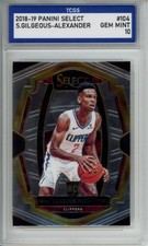 2018-19 PANINI SELECT #104 SHAI GILGEOUS-ALEXANDER ROOKIE RC TCGS GEM ESTADO PERFEITO 10 comprar usado  Enviando para Brazil