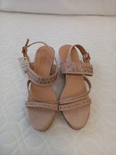 George beige wedge for sale  MIDDLESBROUGH