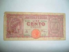 Banconota cento lire usato  Reggio Calabria