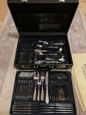 Besteckkoffer personen happy gebraucht kaufen  Kirchehrenbach