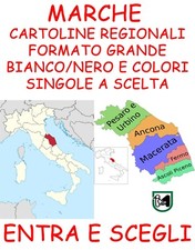Cartoline regionali marche usato  Milano