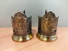 Two Russian Glass Holder From Moscow comprar usado  Enviando para Brazil