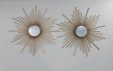 Two sunburst mirrors for sale  Rhinelander
