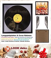 Rahmen schwarz schallplatten usato  Spedire a Italy