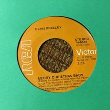 45 RPM Elvis Presley RCA 0572 Feliz Natal Bebê Muito Bom+ comprar usado  Enviando para Brazil
