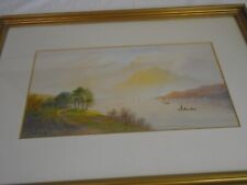 Framed watercolour coastal for sale  SCUNTHORPE