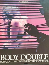 Póster de película ""Body Double"" enmarcado y enmarañado. ¡Thriller clásico de Brian DePalma! segunda mano  Embacar hacia Mexico