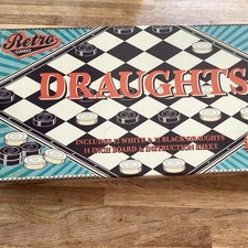 Retro draughts board for sale  LEEDS