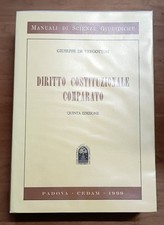 Diritto costituzionale compara usato  Italia