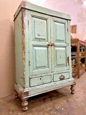 Antiguo Raro Hecho Maciza Pesado Teca Madera Aparador/Almirah Para Almacenaje comprar usado  Enviando para Brazil