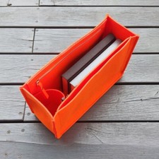 Filcowy Organizer do Torebki Shopper – POMARAŃCZOWY Wkład z Kieszeniami na sprzedaż  PL
