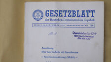 Ddr gesetz sbao gebraucht kaufen  Schöneiche