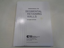 Design Manual for Segmental Retaining Walls 2002 Concrete Masonry Engineering comprar usado  Enviando para Brazil