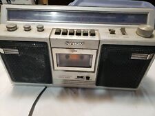 Rádio Boombox Sony FM/MW/SW1/SW2 gravador cassete estéreo modelo CFS-46S comprar usado  Enviando para Brazil