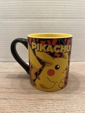Usado, 2016 Pikachu 14 oz Pokemon caneca de café cerâmica xícara de chá amarela, preta, vermelha, laranja comprar usado  Enviando para Brazil