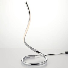 Table lamp polished for sale  STAFFORD