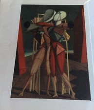 Chirico stampa tela usato  Imperia