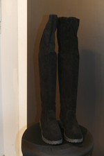 Damen stiefel schwarz gebraucht kaufen  Westerheim